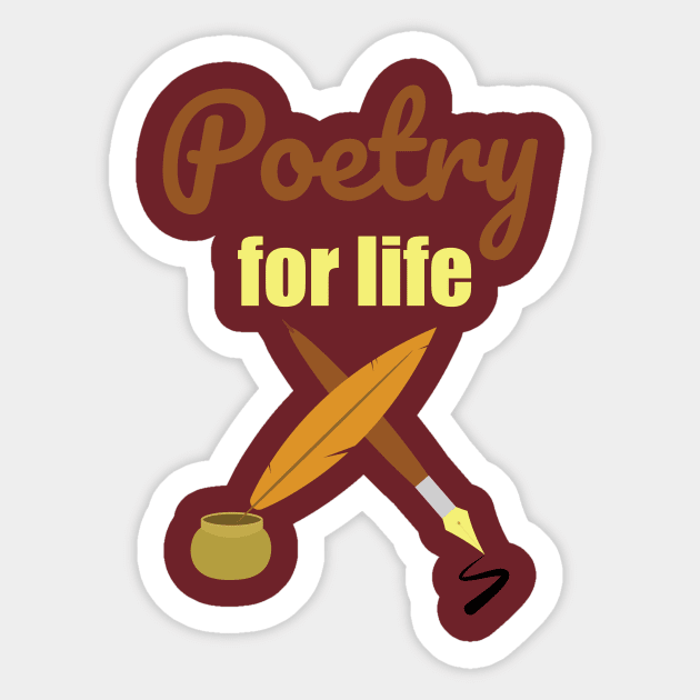 April - Poetry Month Sticker by Sidou01